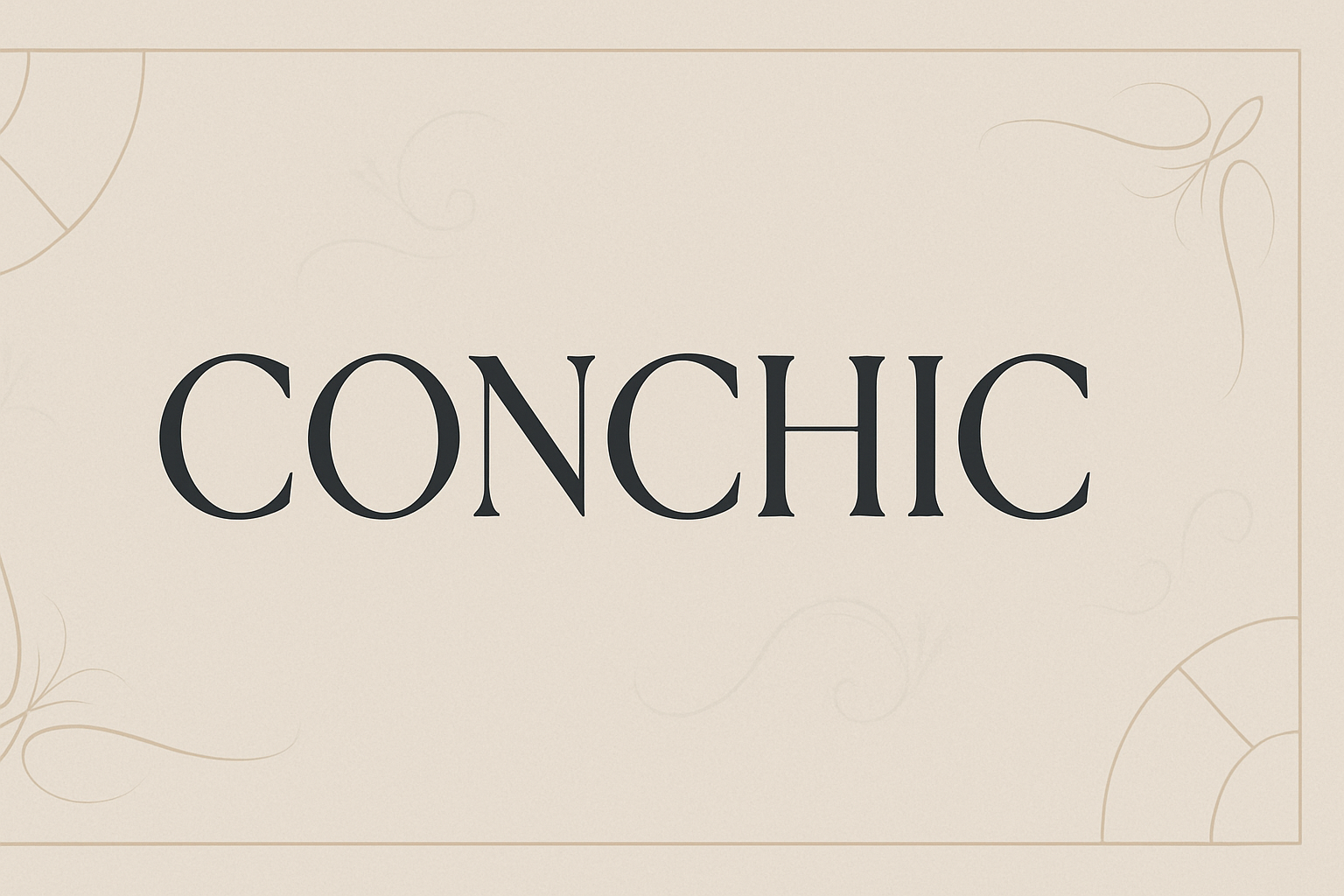 My brand name is "Conchic" generate a banner